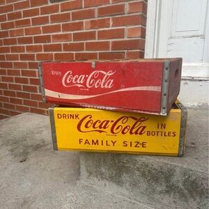 Coca-Cola Vintage Wooden Crates